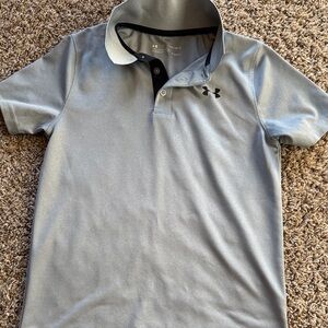 Under Armour Kids Gray Polo Shirt